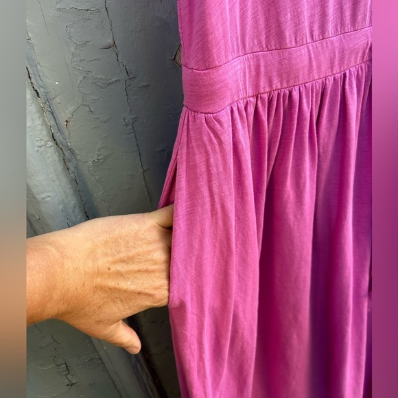 Nation LTD Brianna Sleeveless Pima Cotton Knit Midi Dress, Small - Picture 7 of 13